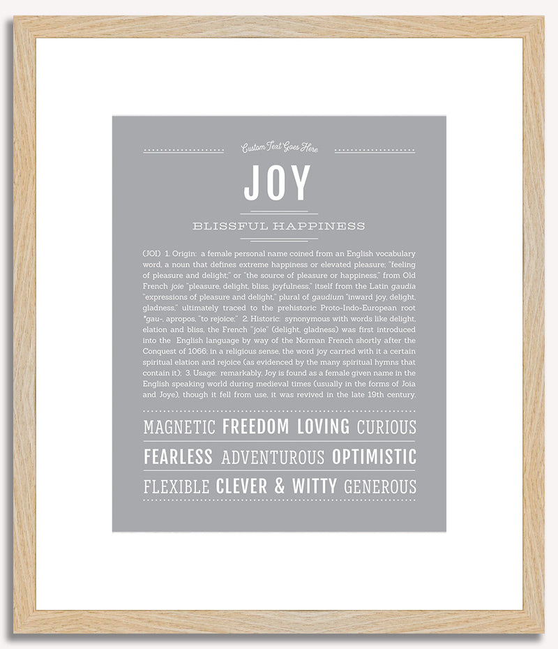 Joy | Name Art Print