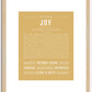 Joy | Name Art Print