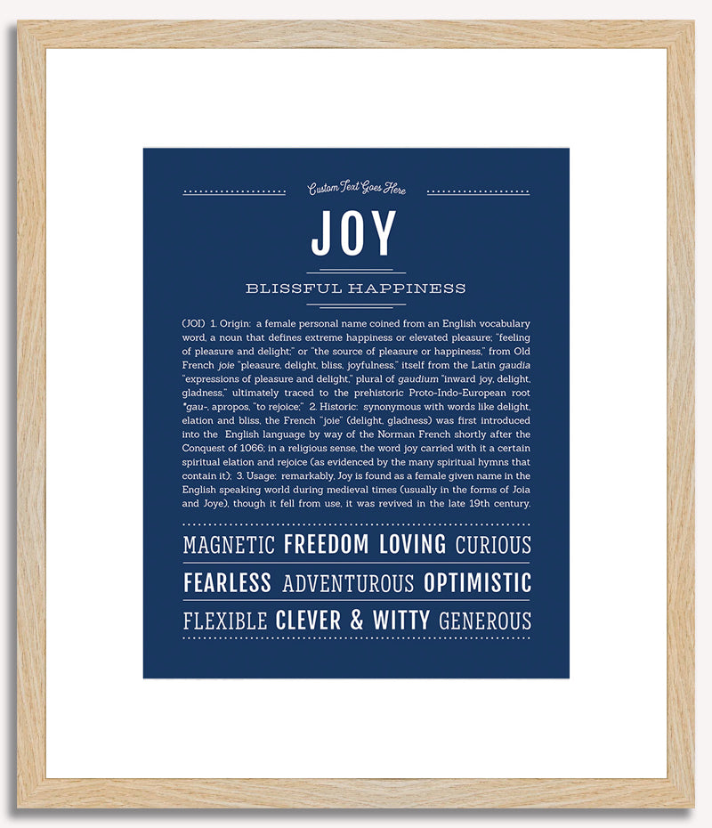 Joy | Name Art Print