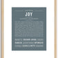 Joy | Name Art Print