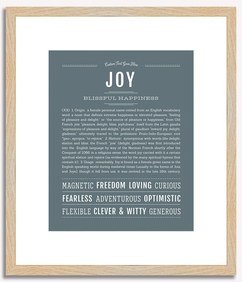 Joy | Name Art Print