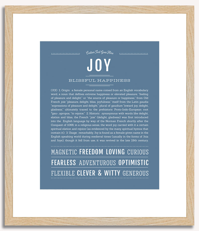 Joy | Name Art Print