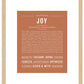 Joy | Name Art Print