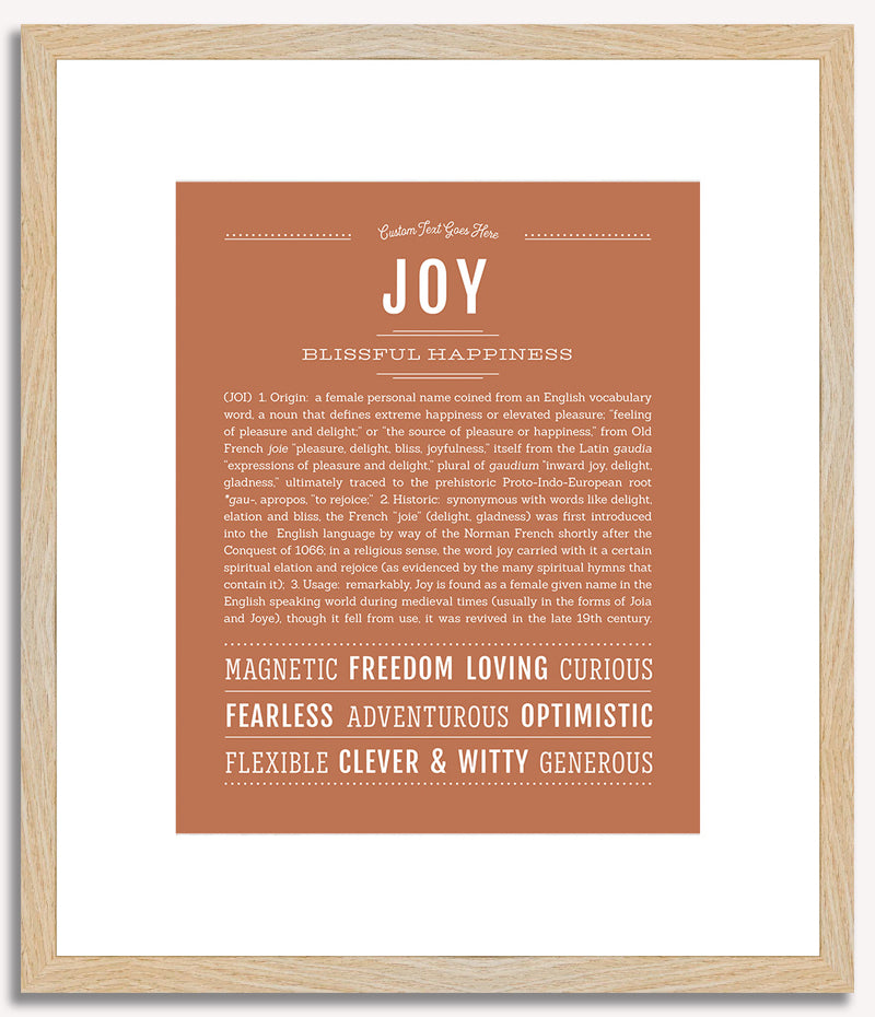 Joy | Name Art Print