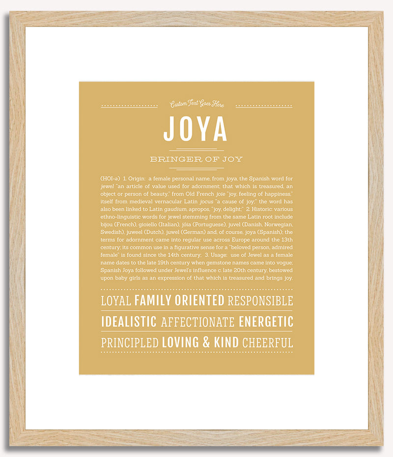 Joya | Name Art Print