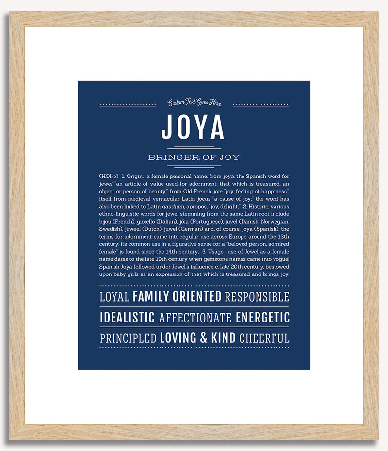 Joya | Name Art Print