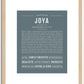 Joya | Name Art Print