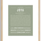 Joya | Name Art Print