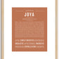 Joya | Name Art Print