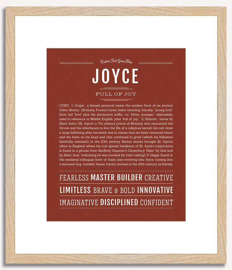 Joyce | Name Art Print