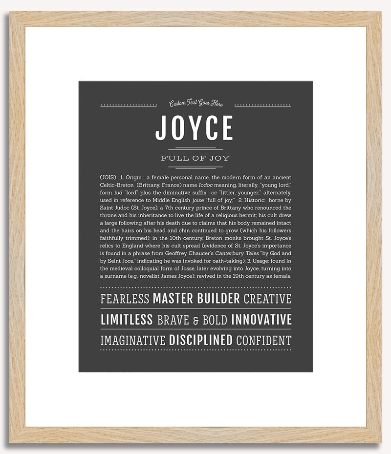 Joyce | Name Art Print