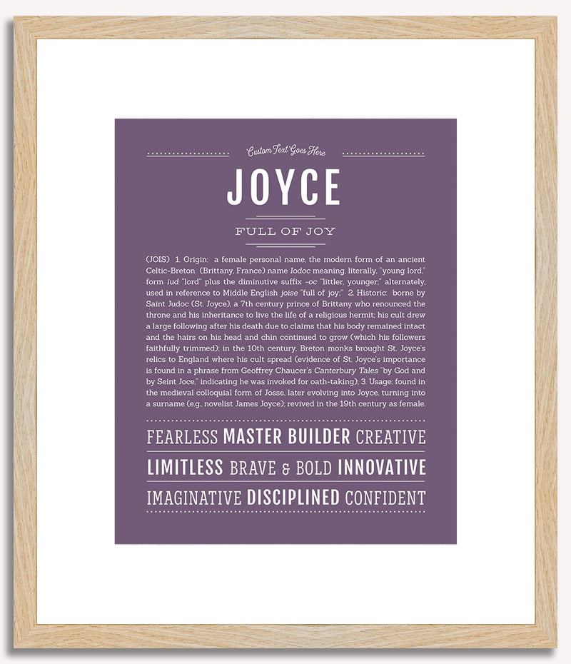 Joyce | Name Art Print