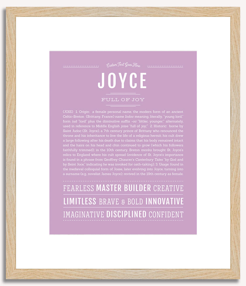 Joyce | Name Art Print