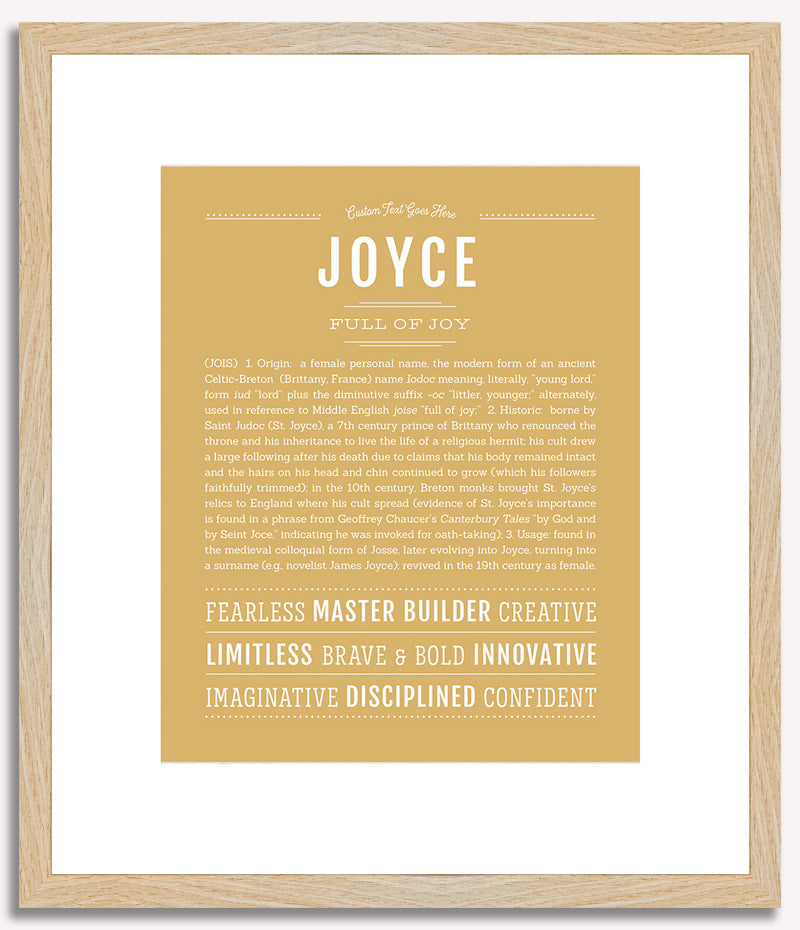 Joyce | Name Art Print