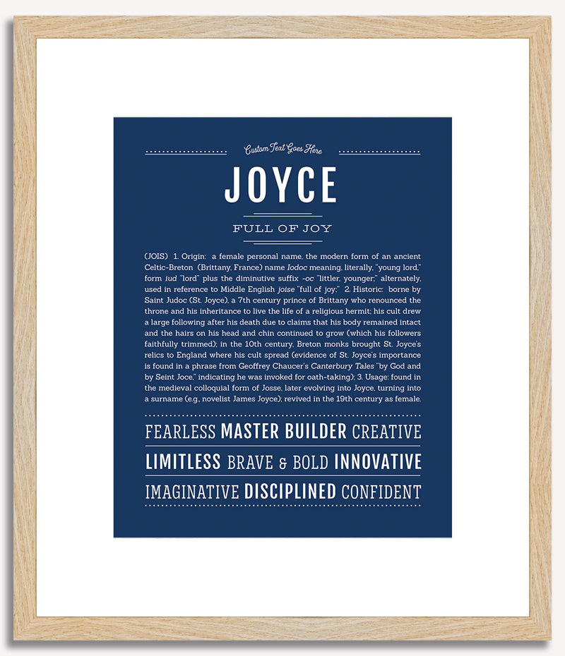 Joyce | Name Art Print