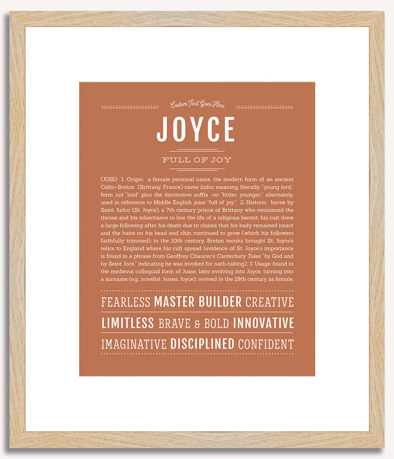 Joyce | Name Art Print