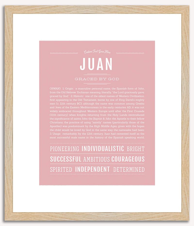 Juan | Name Art Print