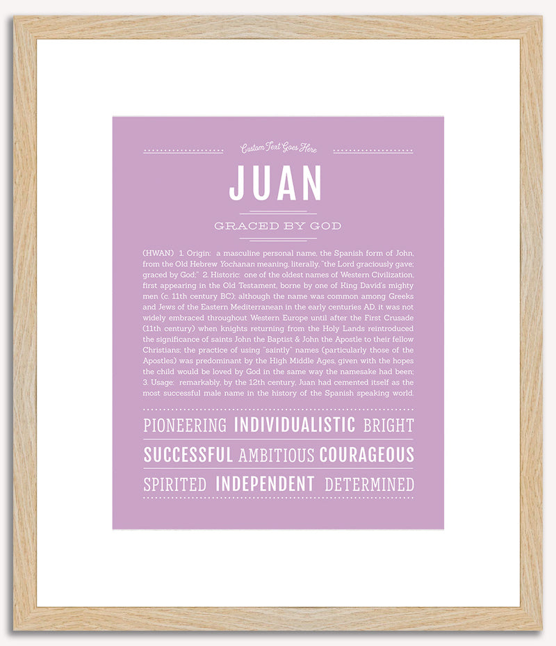 Juan | Name Art Print