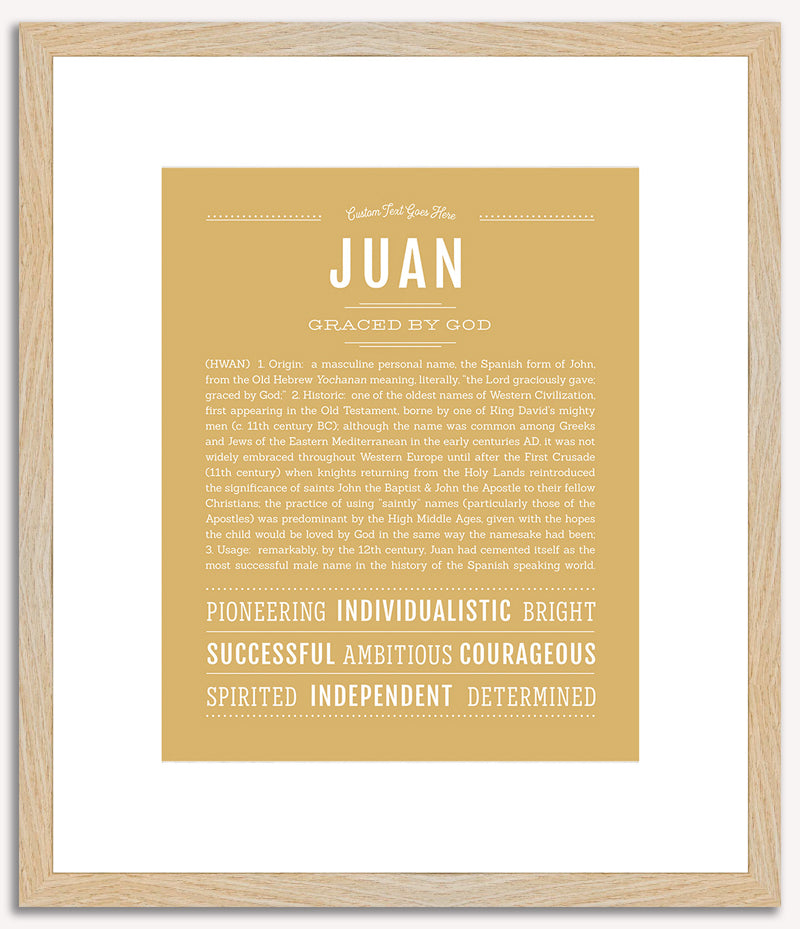 Juan | Name Art Print