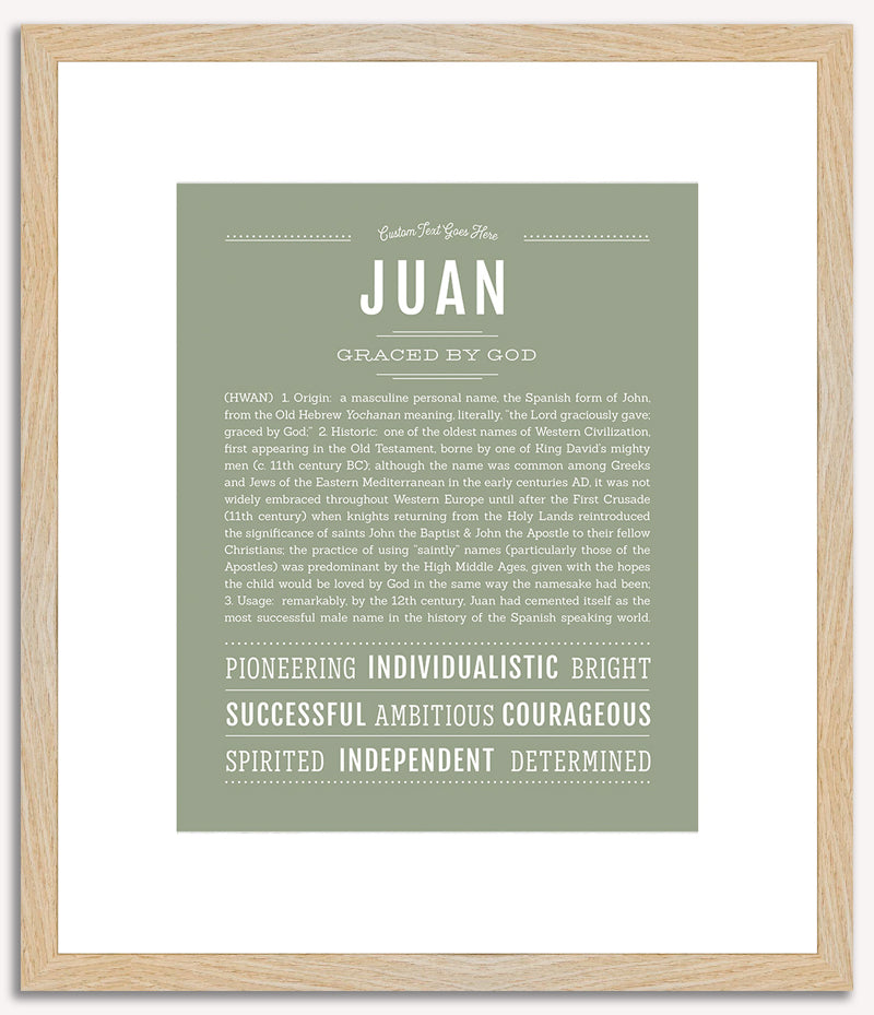 Juan | Name Art Print