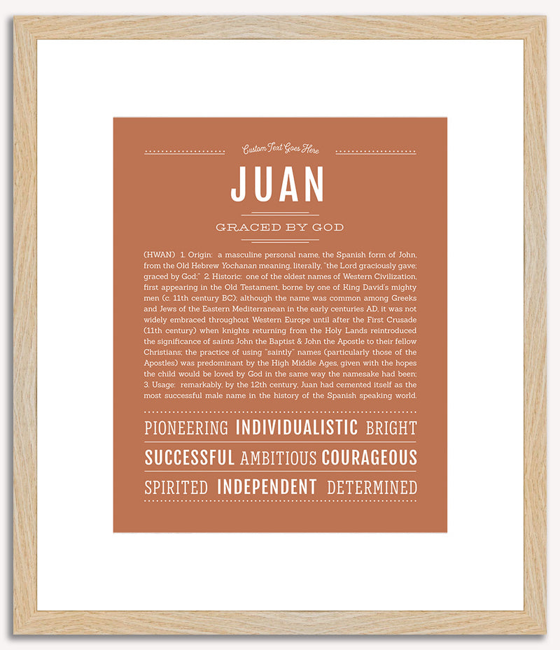 Juan | Name Art Print