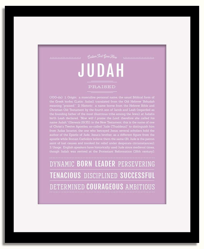 Frame Options | Lilac | Black Frame, Matted