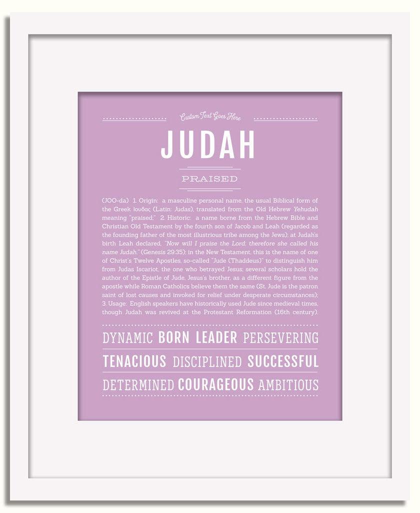 Frame Options | Lilac | White Frame, Matted