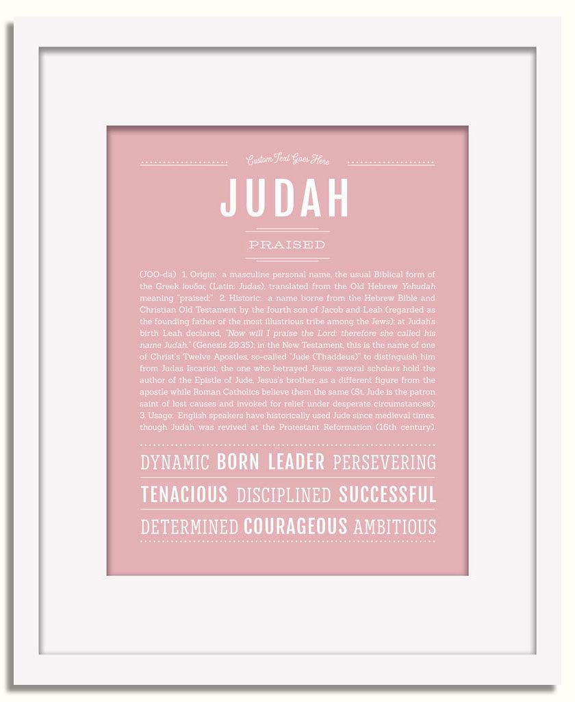 Frame Options | Dusty Rose | White Frame, Matted