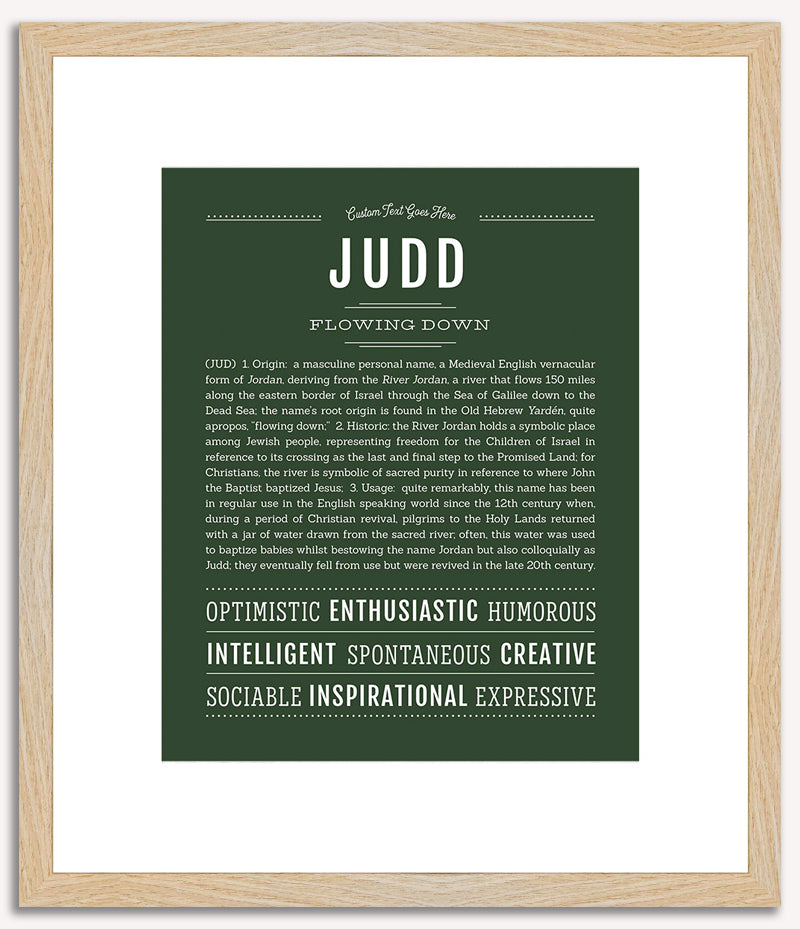 Judd | Name Art Print