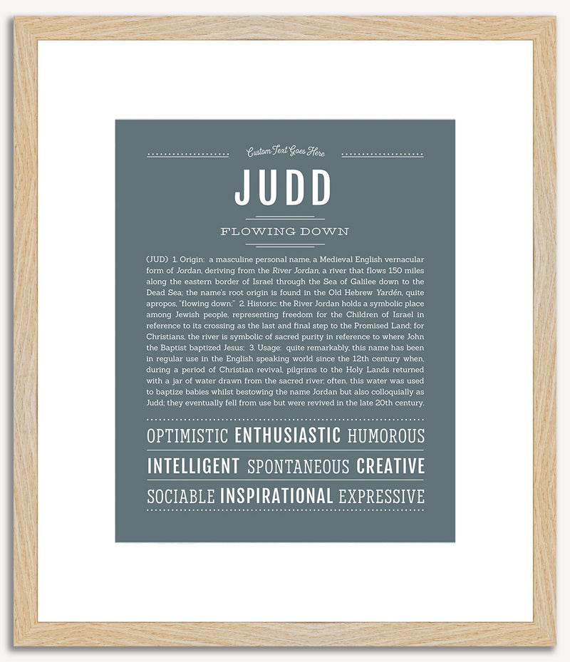 Judd | Name Art Print