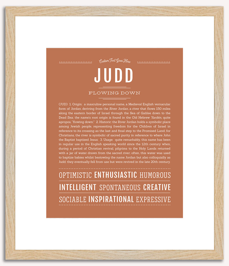 Judd | Name Art Print