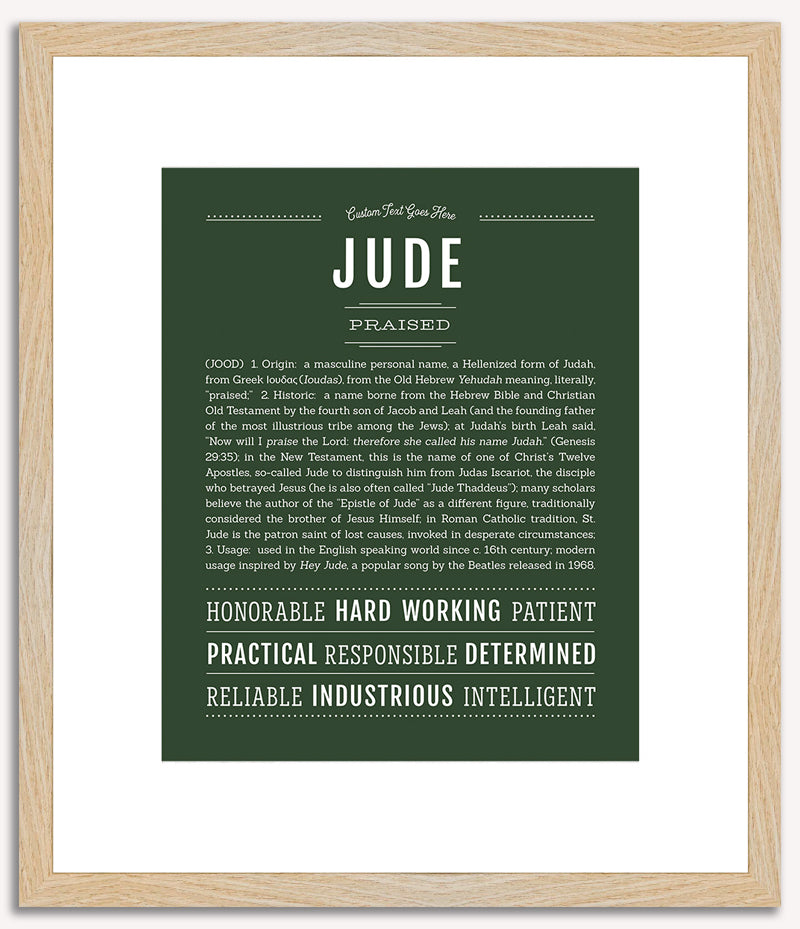 Jude | Name Art Print