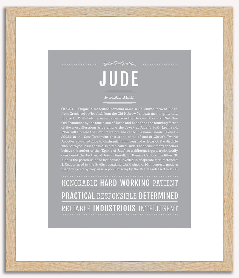 Jude | Name Art Print