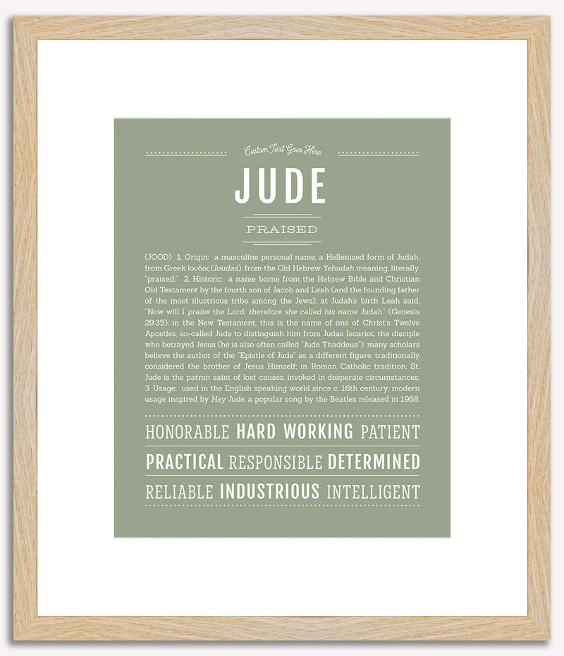 Jude | Name Art Print