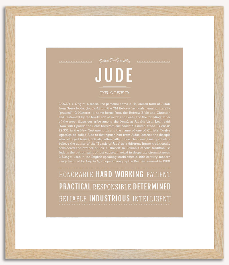 Jude | Name Art Print