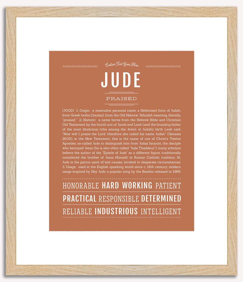 Jude | Name Art Print