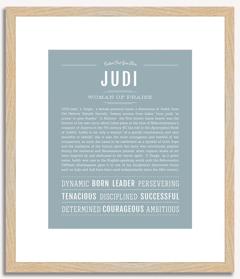 Judi | Name Art Print