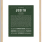 Judith | Name Art Print