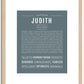 Judith | Name Art Print