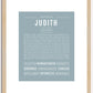 Judith | Name Art Print