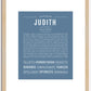 Judith | Name Art Print