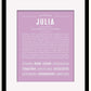 Frame Options | Lilac | Black Frame, Matted