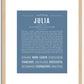 Julia | Name Art Print