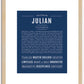 Julian | Name Art Print