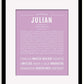 Frame Options | Lilac | Black Frame, Matted