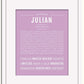 Frame Options | Lilac | White Frame, Matted