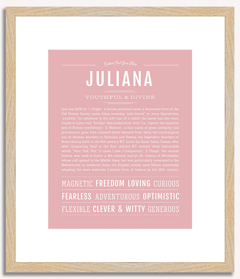 Juliana | Name Art Print