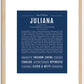 Juliana | Name Art Print