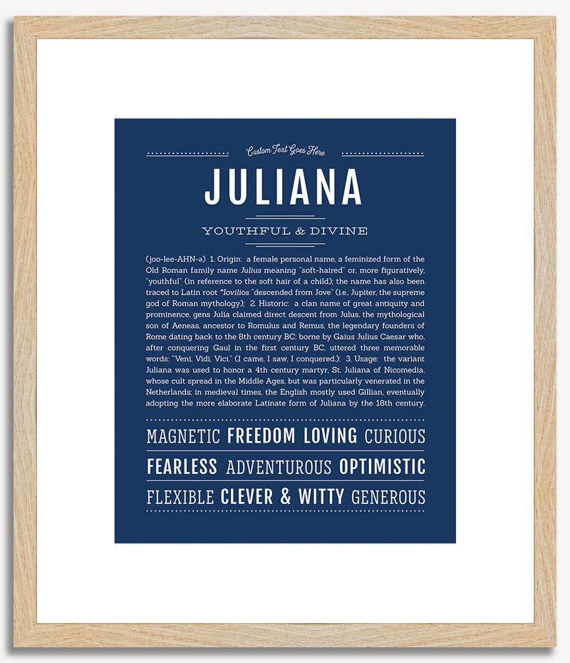 Juliana | Name Art Print