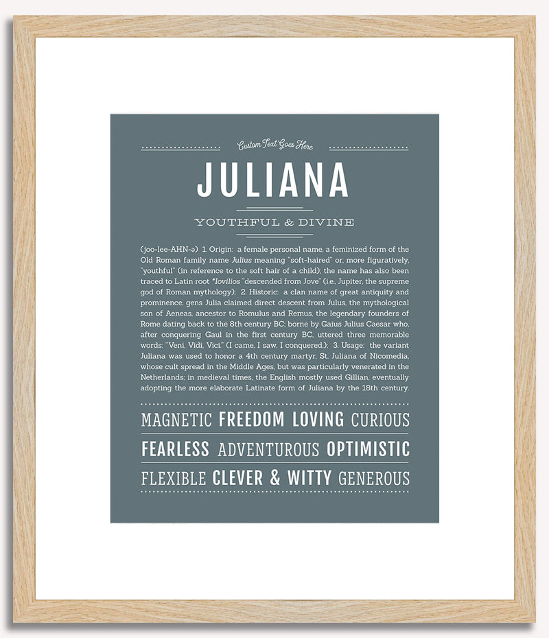 Juliana | Name Art Print